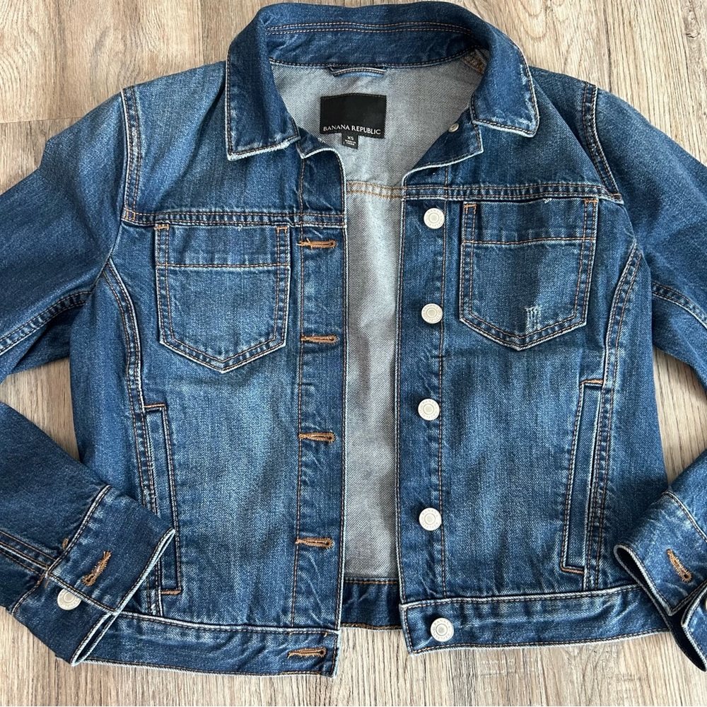 Womens XS Banana Republic Jean Jacket